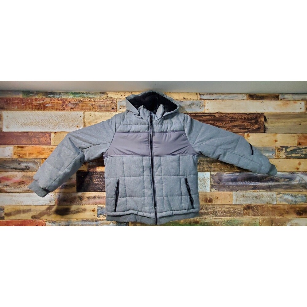 Gray Urban Republic Winter Coat Jacket With Removable Hood Large